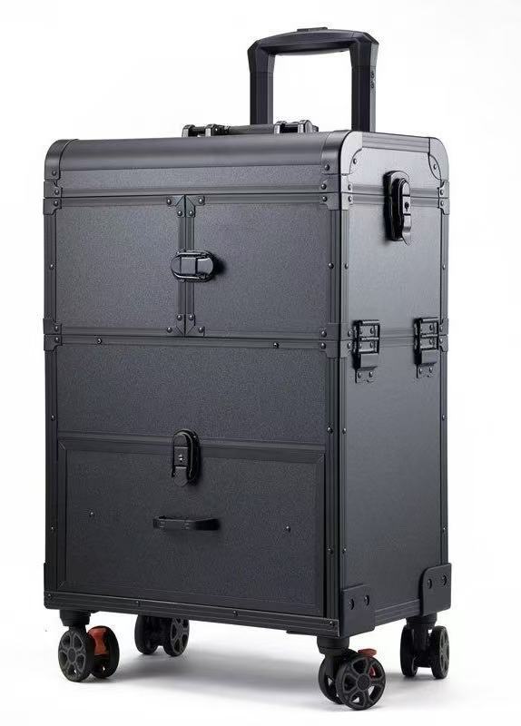 Professional Rolling Cosmetic Trolley &amp; Makeup Artist Case (6231)