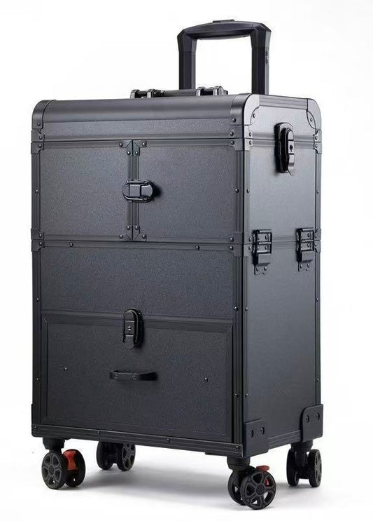 Professional Rolling Cosmetic Trolley &amp; Makeup Artist Case (6231)