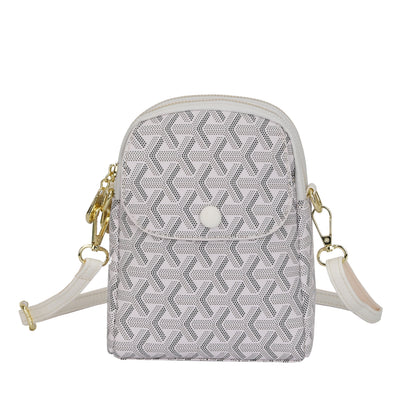 Mini Multi-Pocket Crossbody Bag with Detachable Strap (2036)