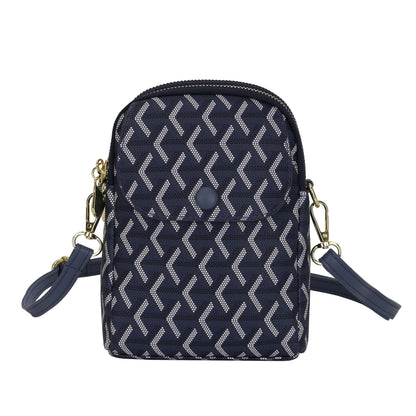 Mini Multi-Pocket Crossbody Bag with Detachable Strap (2036)