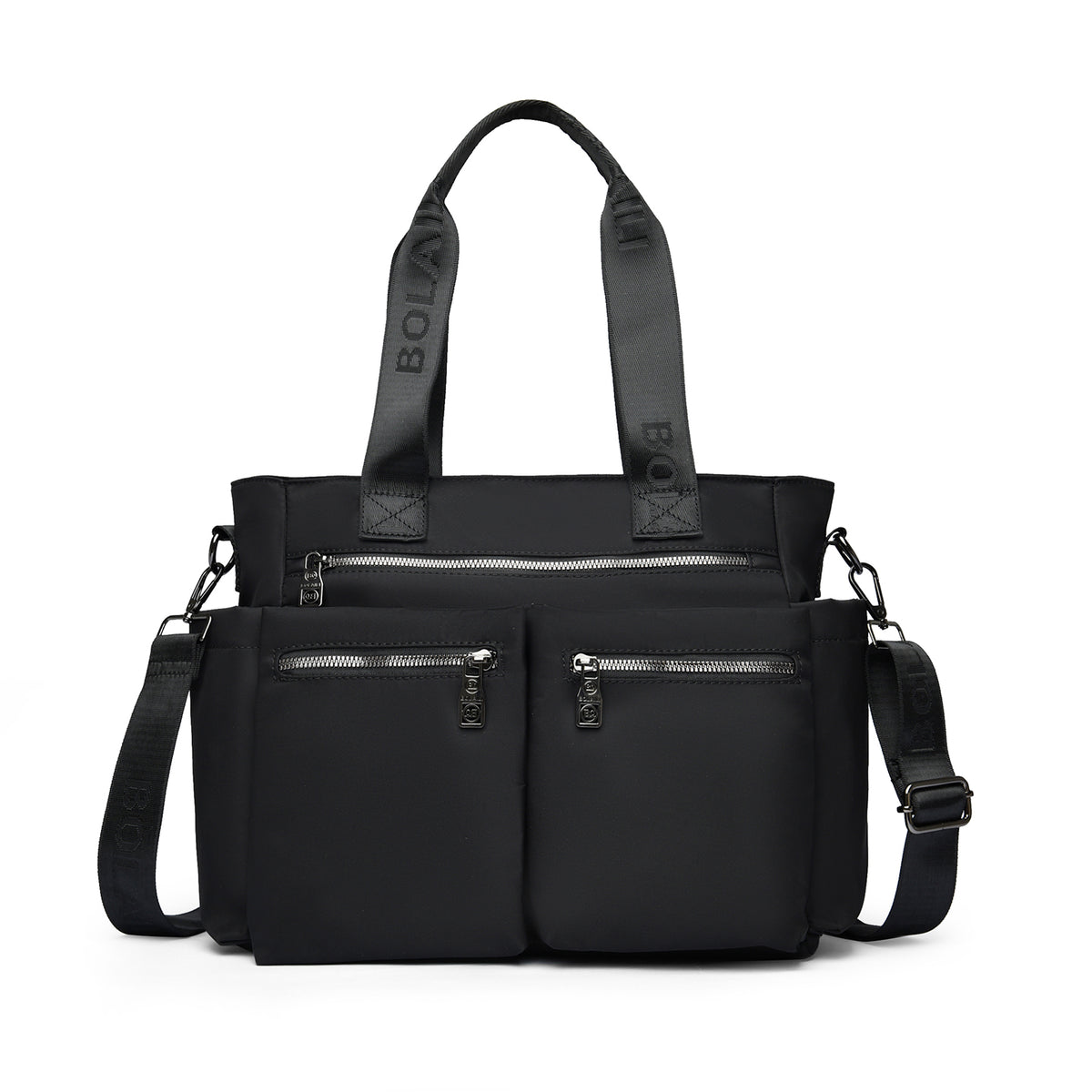 Women’s Microfiber Multi-Compartment Shoulder Bag (8195)