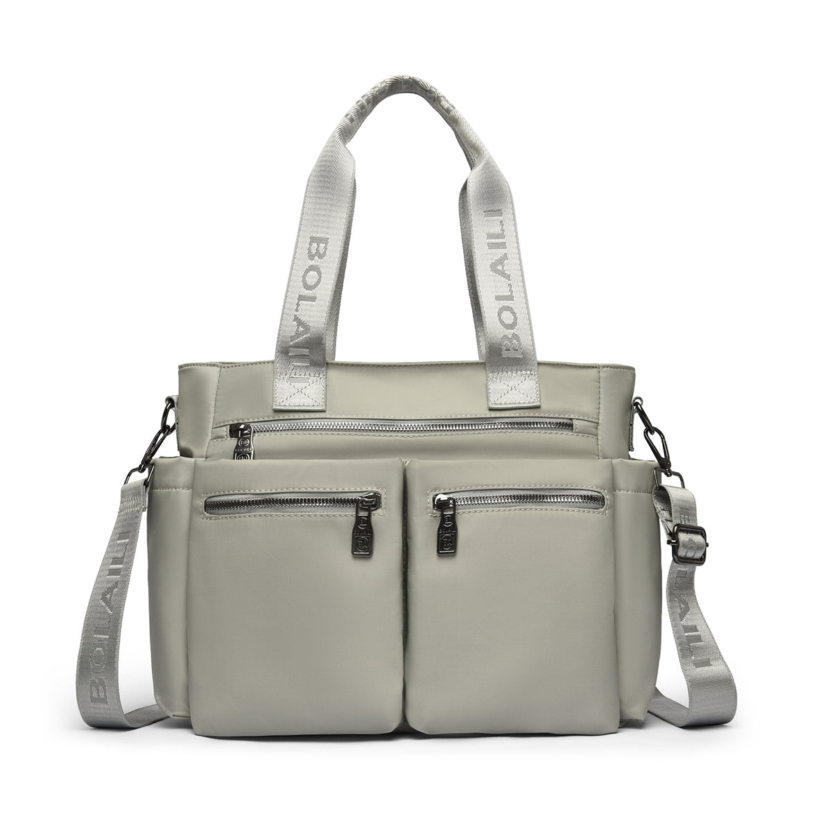 Women’s Microfiber Multi-Compartment Shoulder Bag (8195)