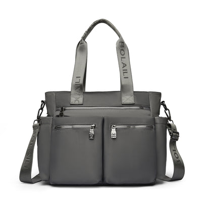 Women’s Microfiber Multi-Compartment Shoulder Bag (8195)