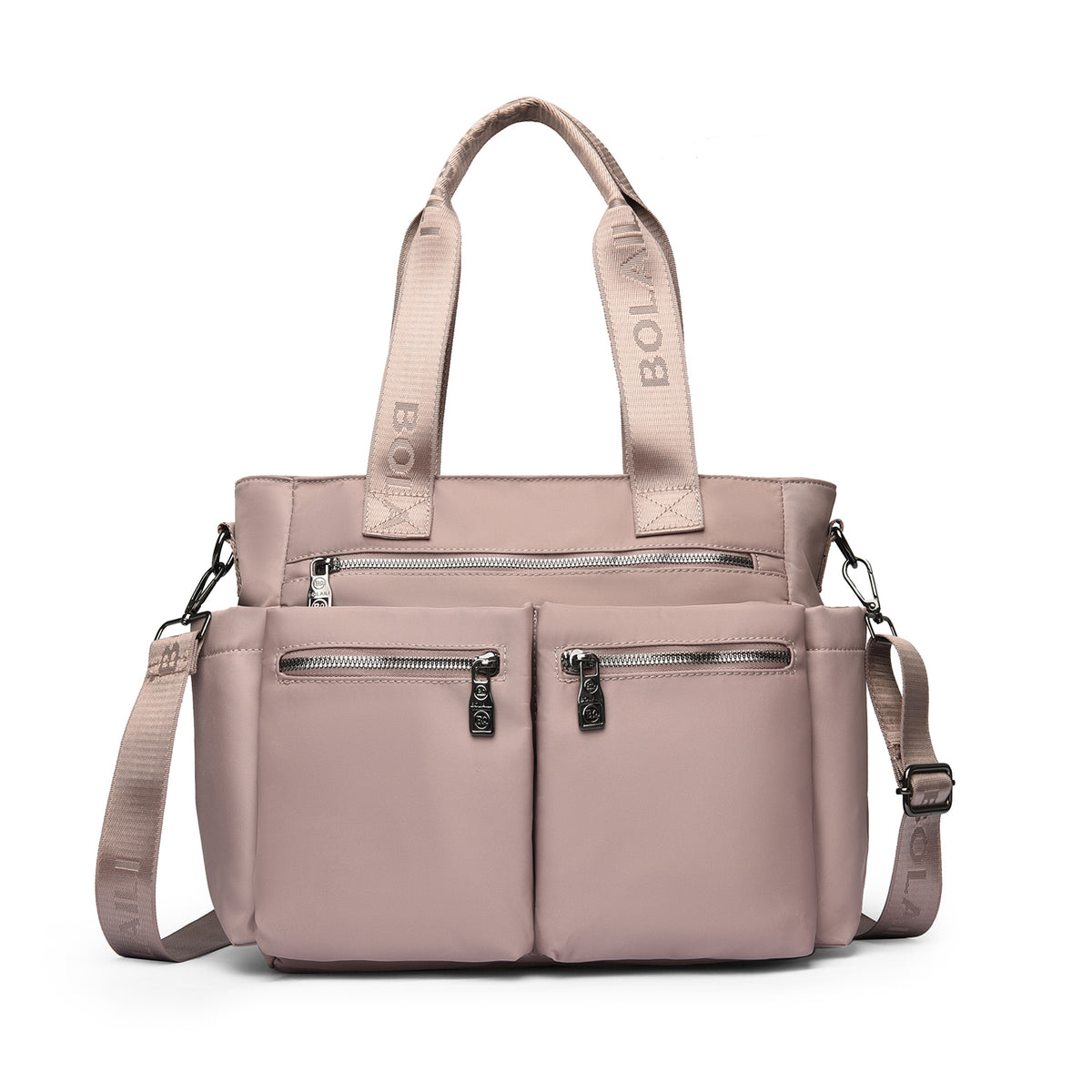 Women’s Microfiber Multi-Compartment Shoulder Bag (8195)