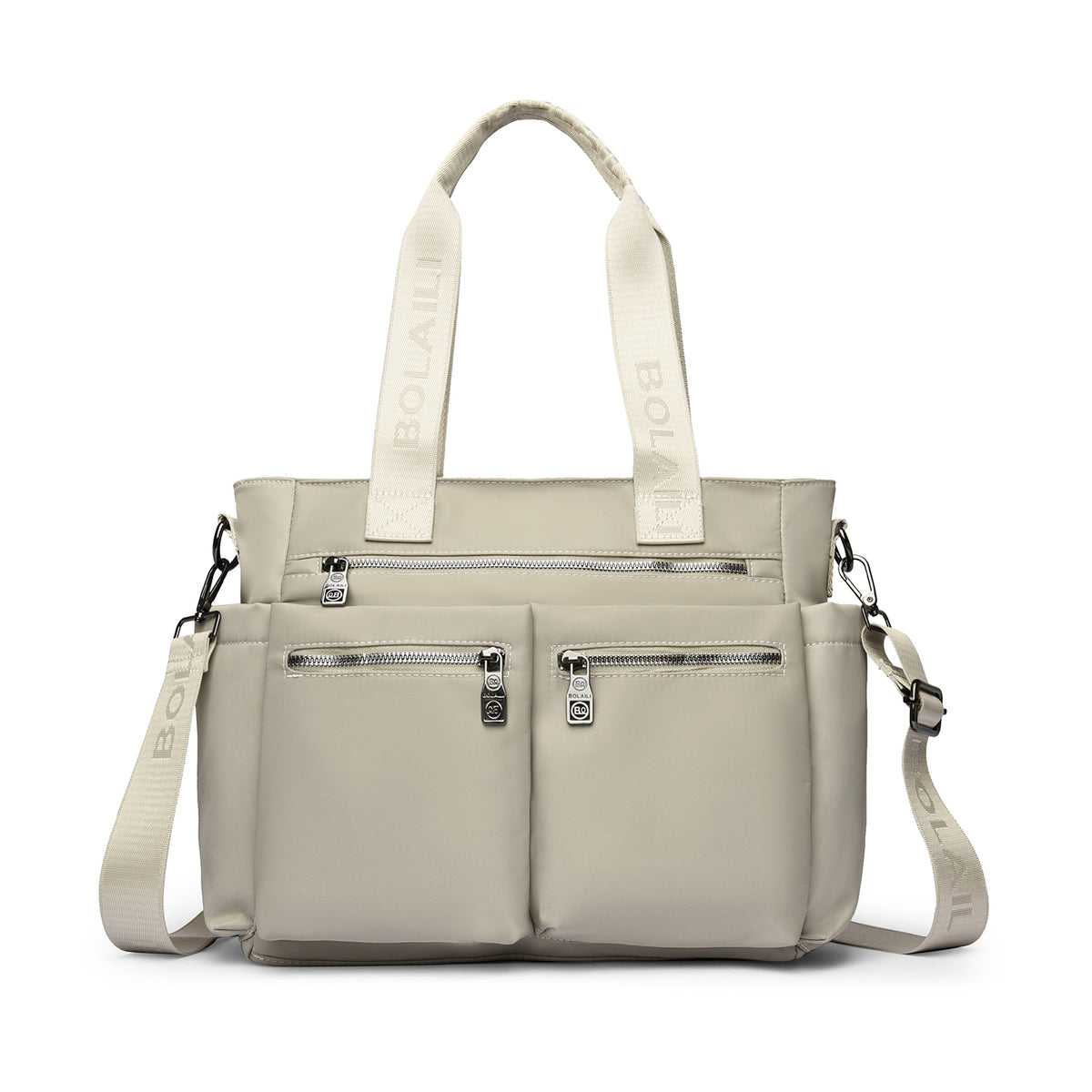 Women’s Microfiber Multi-Compartment Shoulder Bag (8195)