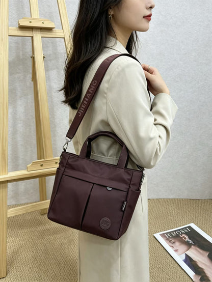 Women’s Lightweight Multi-Compartment Bag with Detachable Strap (2033)