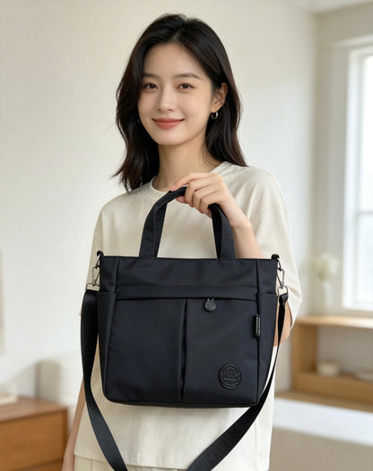 Women’s Lightweight Multi-Compartment Bag with Detachable Strap (2033)
