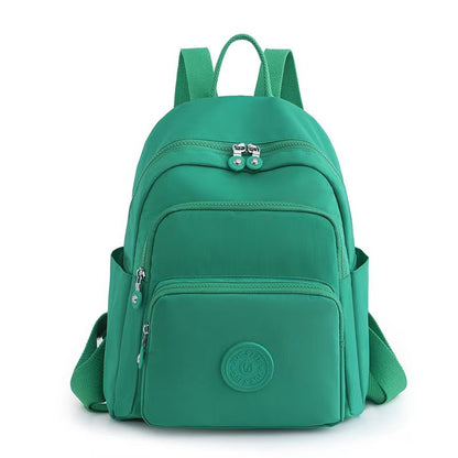 Soft Cotton Multi-Pocket Casual Travel Backpack ( 8881)