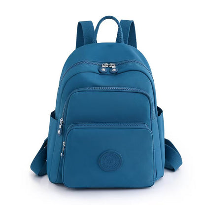 Soft Cotton Multi-Pocket Casual Travel Backpack ( 8881)
