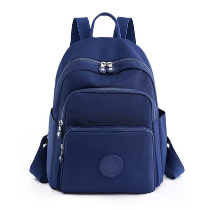 Soft Cotton Multi-Pocket Casual Travel Backpack ( 8881)
