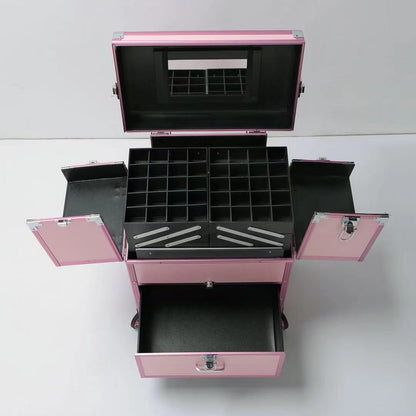 Professional Rolling Cosmetic Trolley &amp; Makeup Artist Case (6231)