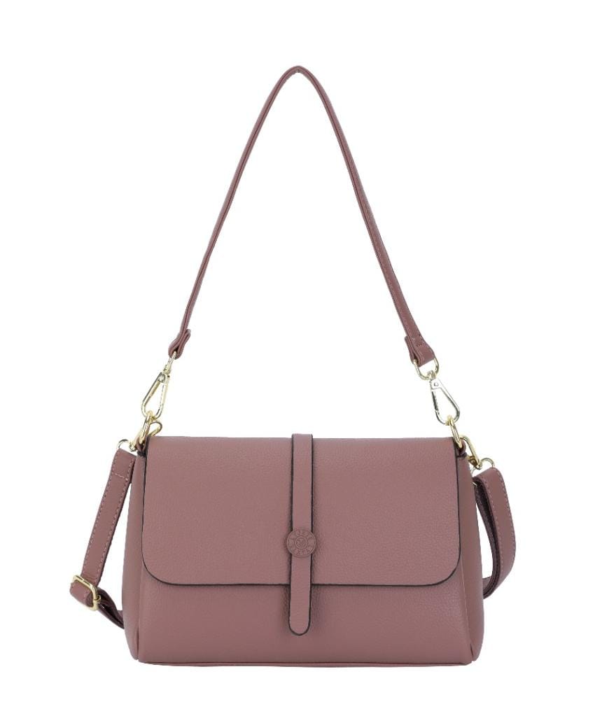Elegant Casual PU Handbag & Crossbody Set