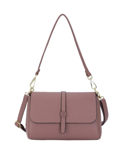 Elegant Casual PU Handbag & Crossbody Set