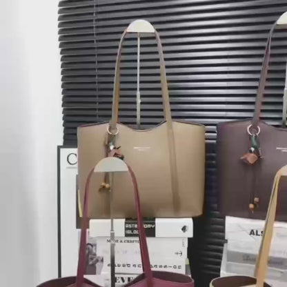 Chic Charm Structured Shoulder Tote &amp; Work Bag (8164)